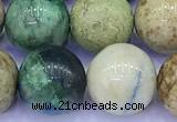 CCS929 15 inches 12mm round chrysocolla beads