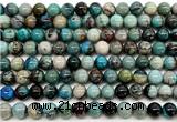 CCS957 15 inches 8mm round natural chrysocolla beads wholesale