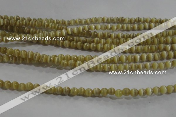 CCT1147 15 inches 3mm round tiny cats eye beads wholesale