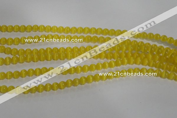 CCT1209 15 inches 4mm round cats eye beads wholesale