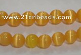 CCT1211 15 inches 4mm round cats eye beads wholesale