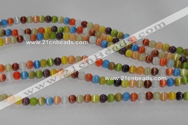 CCT1213 15 inches 4mm round cats eye beads wholesale