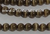 CCT1215 15 inches 4mm round cats eye beads wholesale