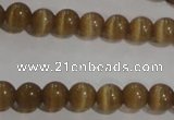 CCT1216 15 inches 4mm round cats eye beads wholesale