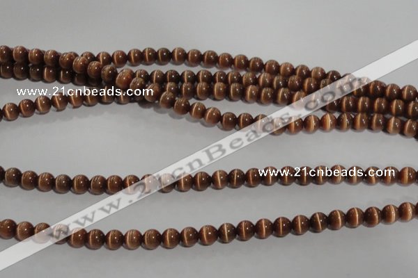 CCT1217 15 inches 4mm round cats eye beads wholesale