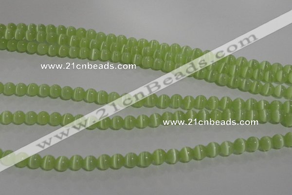 CCT1221 15 inches 4mm round cats eye beads wholesale