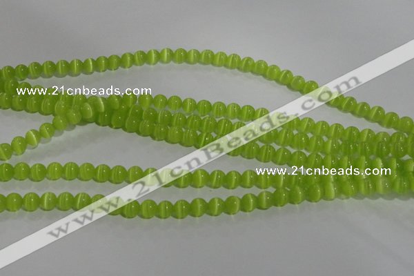 CCT1222 15 inches 4mm round cats eye beads wholesale