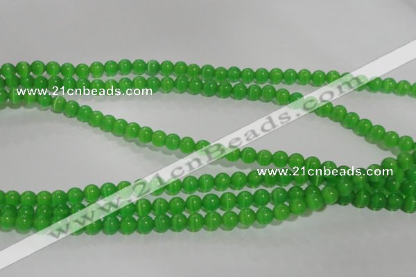 CCT1225 15 inches 4mm round cats eye beads wholesale