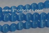 CCT1228 15 inches 4mm round cats eye beads wholesale