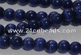 CCT1232 15 inches 4mm round cats eye beads wholesale