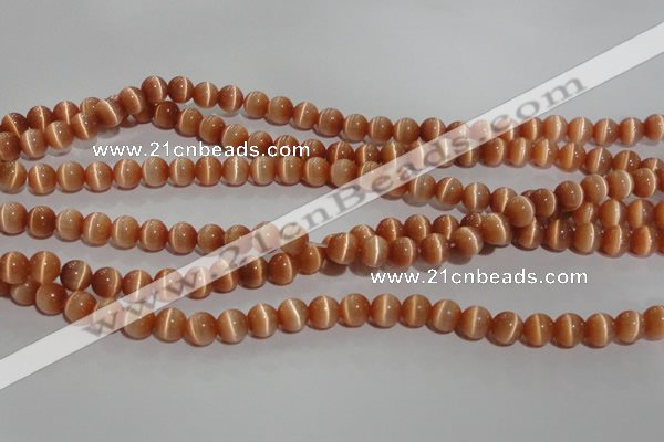 CCT1265 15 inches 5mm round cats eye beads wholesale