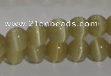 CCT1275 15 inches 5mm round cats eye beads wholesale