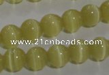 CCT1276 15 inches 5mm round cats eye beads wholesale