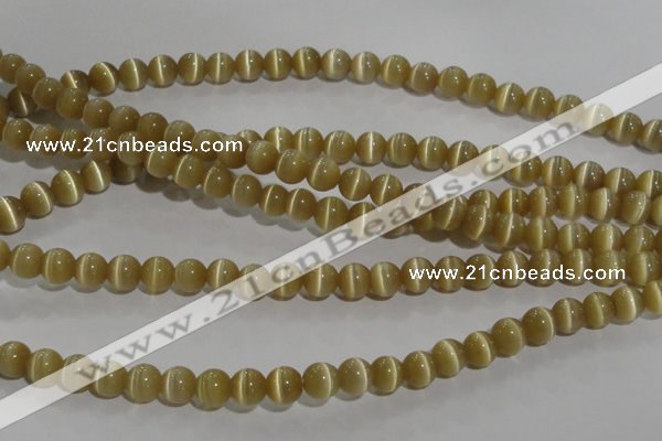 CCT1278 15 inches 5mm round cats eye beads wholesale