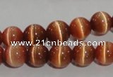 CCT1280 15 inches 5mm round cats eye beads wholesale