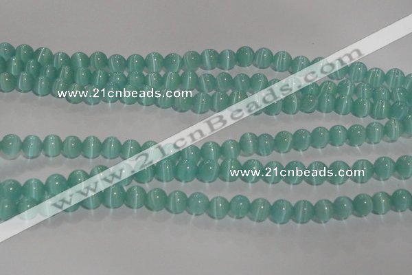 CCT1285 15 inches 5mm round cats eye beads wholesale