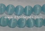 CCT1286 15 inches 5mm round cats eye beads wholesale