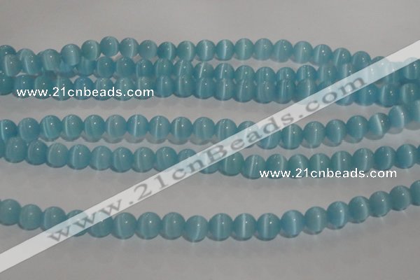 CCT1286 15 inches 5mm round cats eye beads wholesale