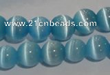 CCT1287 15 inches 5mm round cats eye beads wholesale