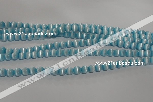 CCT1288 15 inches 5mm round cats eye beads wholesale
