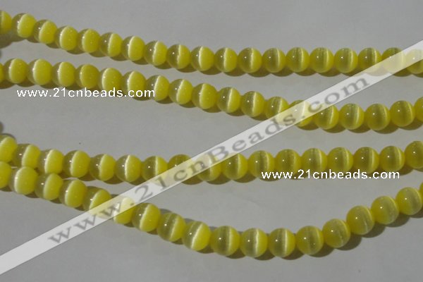 CCT1327 15 inches 6mm round cats eye beads wholesale