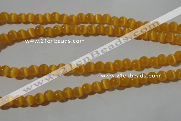 CCT1328 15 inches 6mm round cats eye beads wholesale