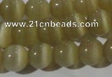 CCT1329 15 inches 6mm round cats eye beads wholesale