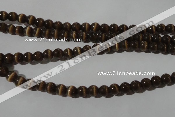 CCT1334 15 inches 6mm round cats eye beads wholesale