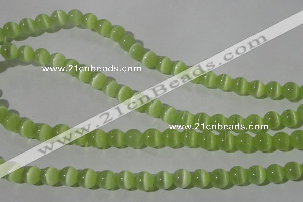 CCT1345 15 inches 6mm round cats eye beads wholesale