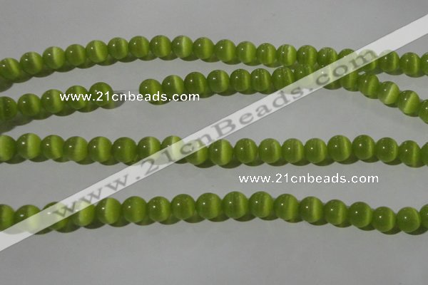 CCT1347 15 inches 6mm round cats eye beads wholesale