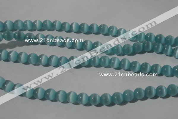 CCT1348 15 inches 6mm round cats eye beads wholesale