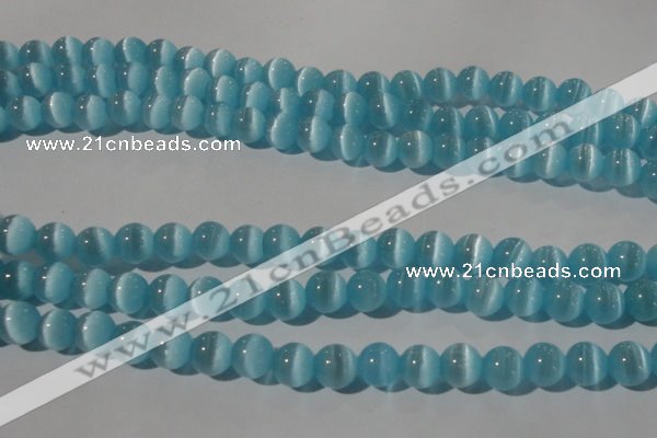 CCT1349 15 inches 6mm round cats eye beads wholesale