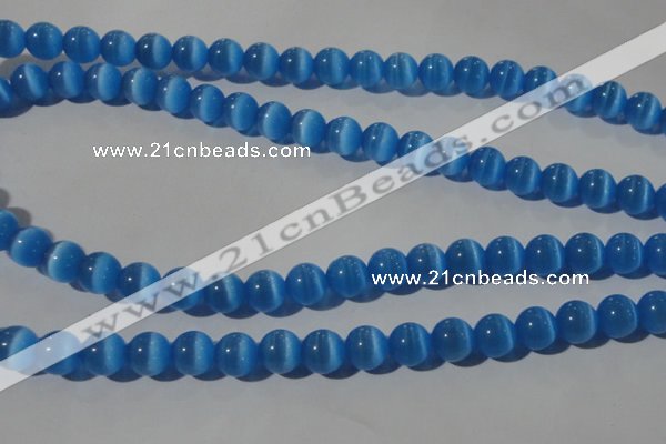 CCT1351 15 inches 6mm round cats eye beads wholesale