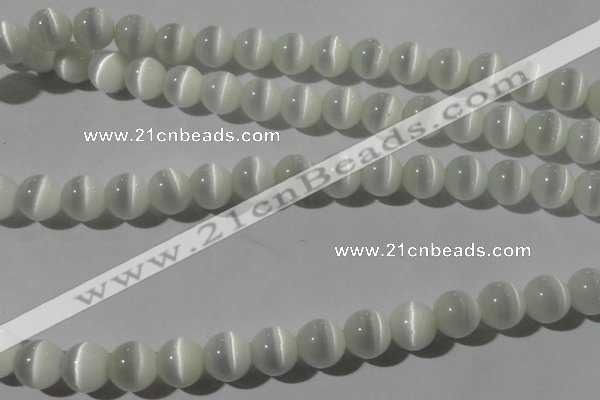 CCT1370 15 inches 7mm round cats eye beads wholesale
