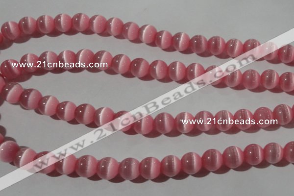 CCT1372 15 inches 7mm round cats eye beads wholesale