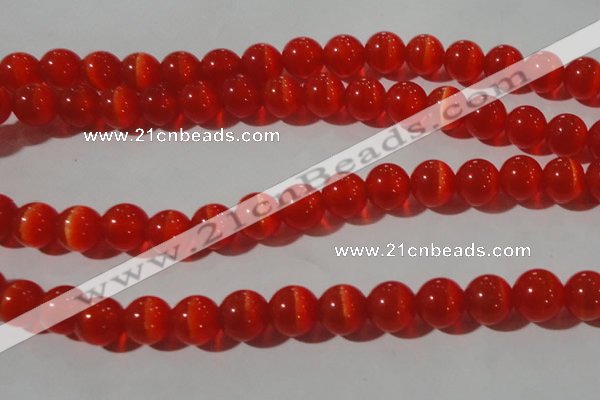 CCT1373 15 inches 7mm round cats eye beads wholesale