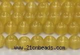 CCT1415 15 inches 4mm, 6mm round cats eye beads