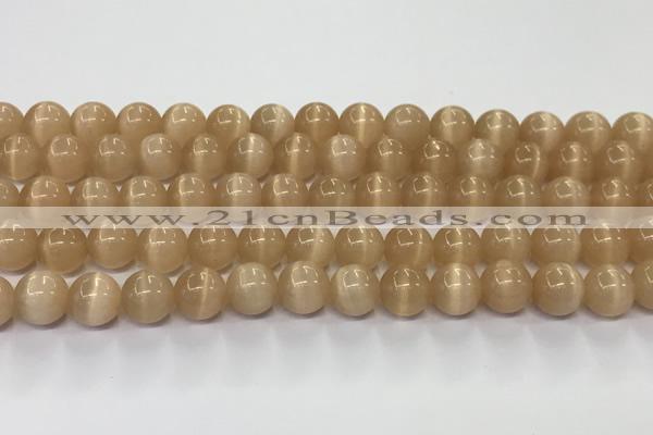 CCT1436 15 inches 8mm, 10mm, 12mm round cats eye beads