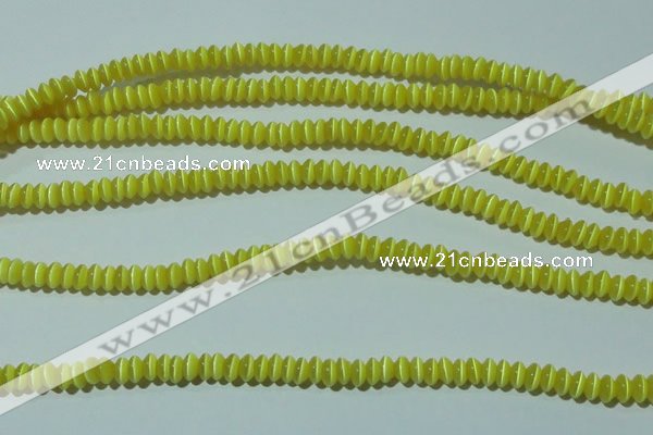 CCT213 15 inches 2*4mm rondelle cats eye beads wholesale