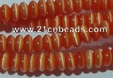 CCT216 15 inches 2*4mm rondelle cats eye beads wholesale