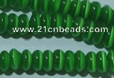 CCT244 15 inches 3*6mm rondelle cats eye beads wholesale