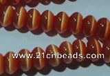 CCT245 15 inches 3*6mm rondelle cats eye beads wholesale