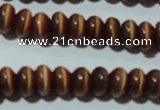 CCT248 15 inches 3*6mm rondelle cats eye beads wholesale