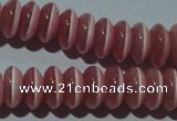 CCT261 15 inches 3*7mm rondelle cats eye beads wholesale