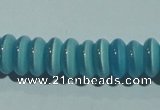 CCT264 15 inches 3*7mm rondelle cats eye beads wholesale