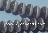 CCT272 15 inches 5*8mm rondelle cats eye beads wholesale