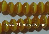CCT279 15 inches 5*8mm rondelle cats eye beads wholesale