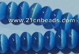 CCT286 15 inches 5*8mm rondelle cats eye beads wholesale