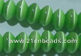 CCT289 15 inches 5*8mm rondelle cats eye beads wholesale