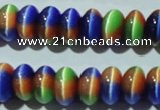 CCT291 15 inches 5*8mm rondelle cats eye beads wholesale